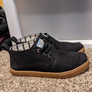 Toms Black Heritage Canvas Women's Cupsole Botas